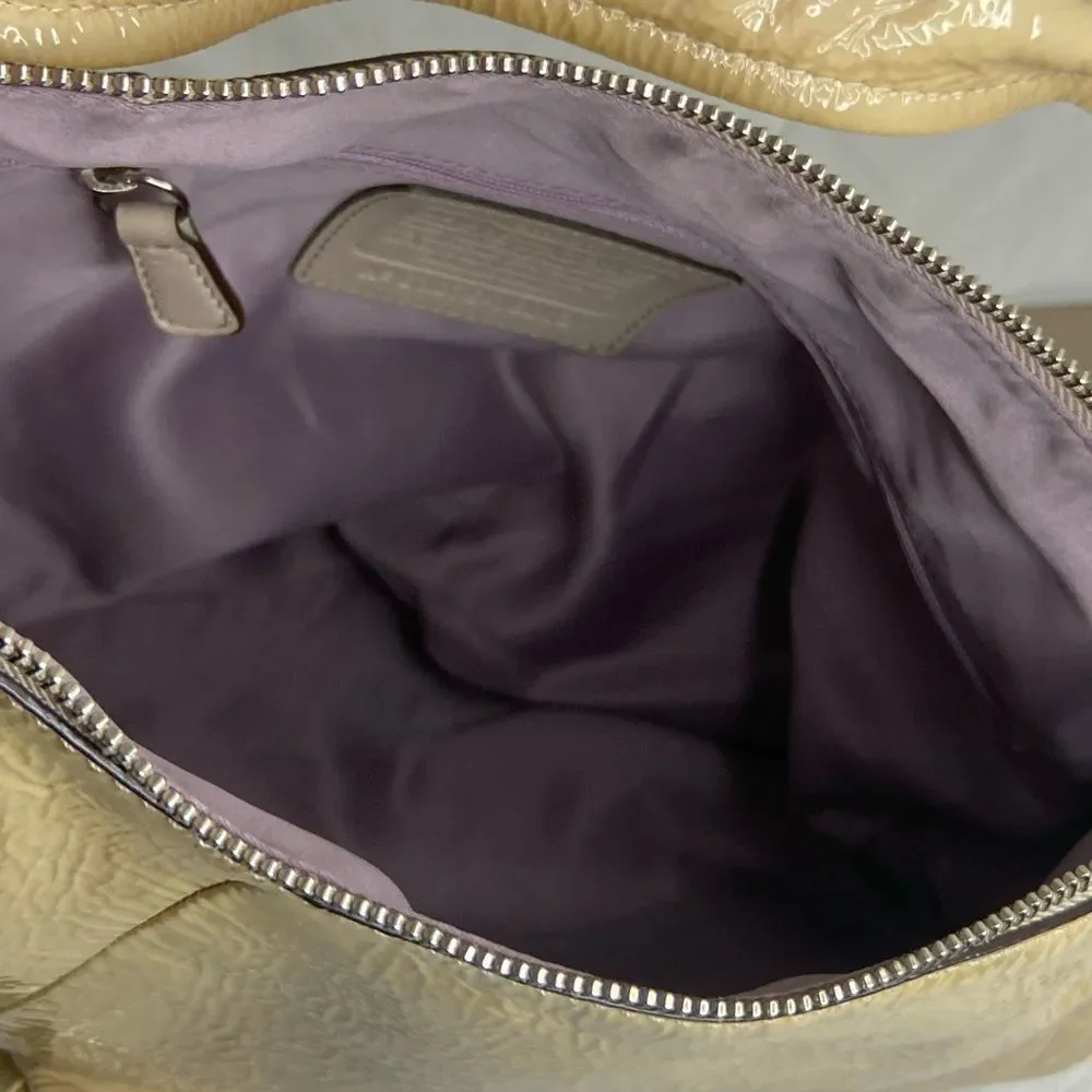 Coach Patent Leather Kristin Hobo Crossbody
